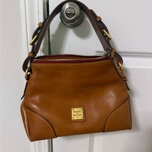 Dooney & Bourke Tan Leather Shoulder Bag